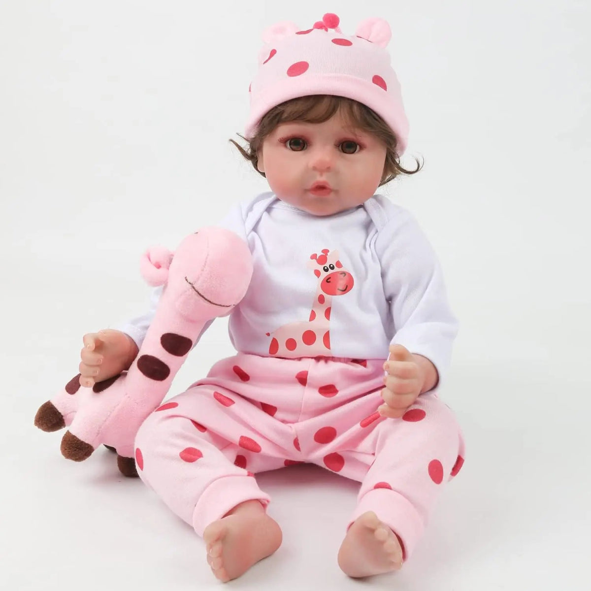 Boneca Reborn Betina Realista | Cabelo Curto Castanho - Betina Baby
