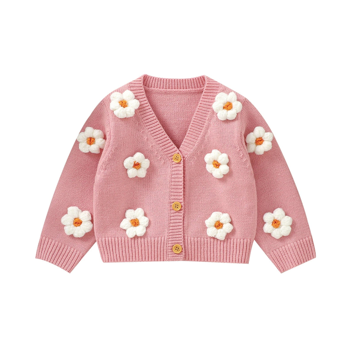 Cardigan Flores 3D | 6M - 3 Anos - Betina Baby