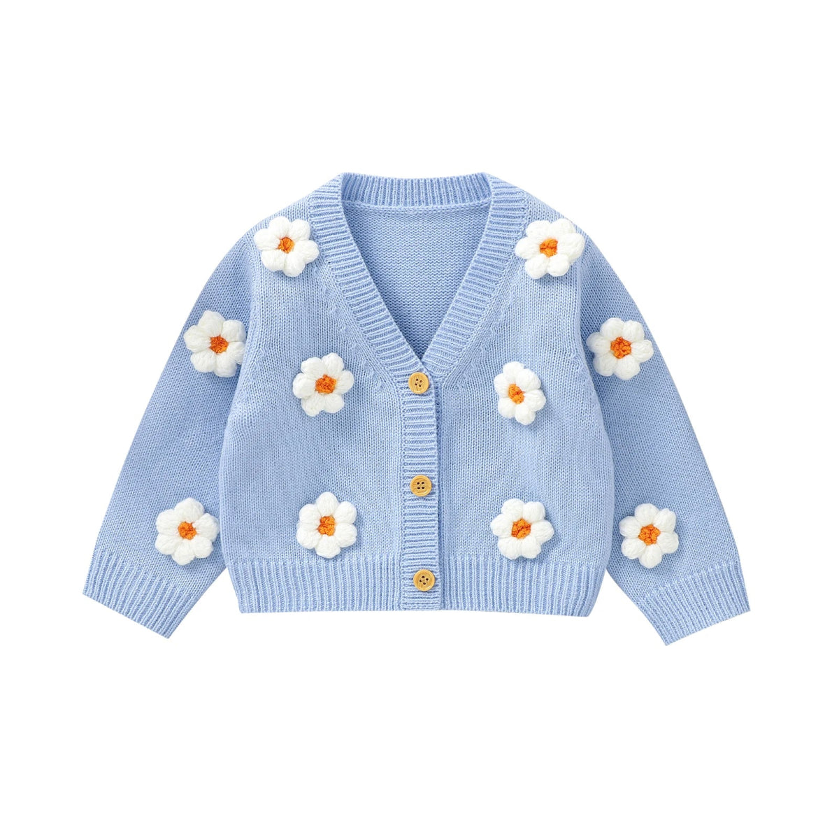 Cardigan Flores 3D | 6M - 3 Anos - Betina Baby