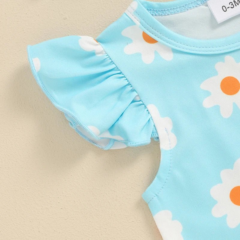 Conjunto Flores 3Pçs | 0 - 18 Meses - Betina Baby