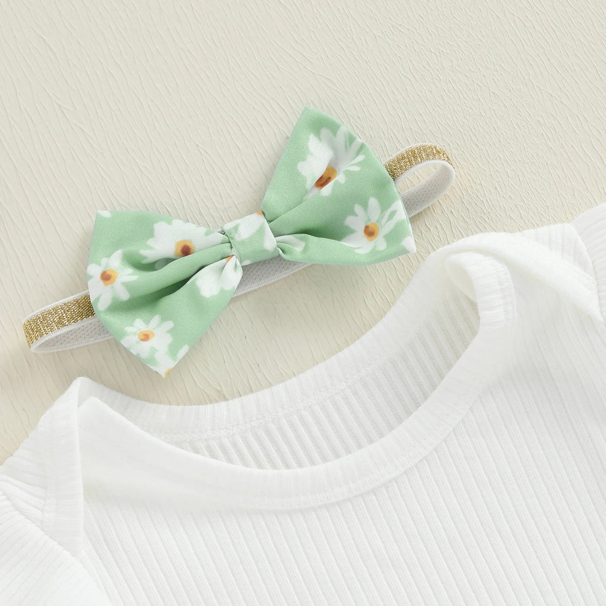 Conjunto Margarida 3Pçs | 0 - 18 Meses - Betina Baby