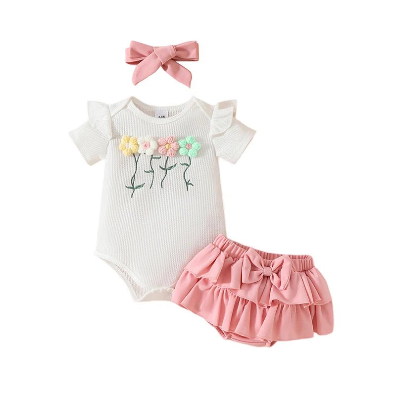 Conjunto Minimalista 3Pçs | 0 - 18 Meses - Betina Baby