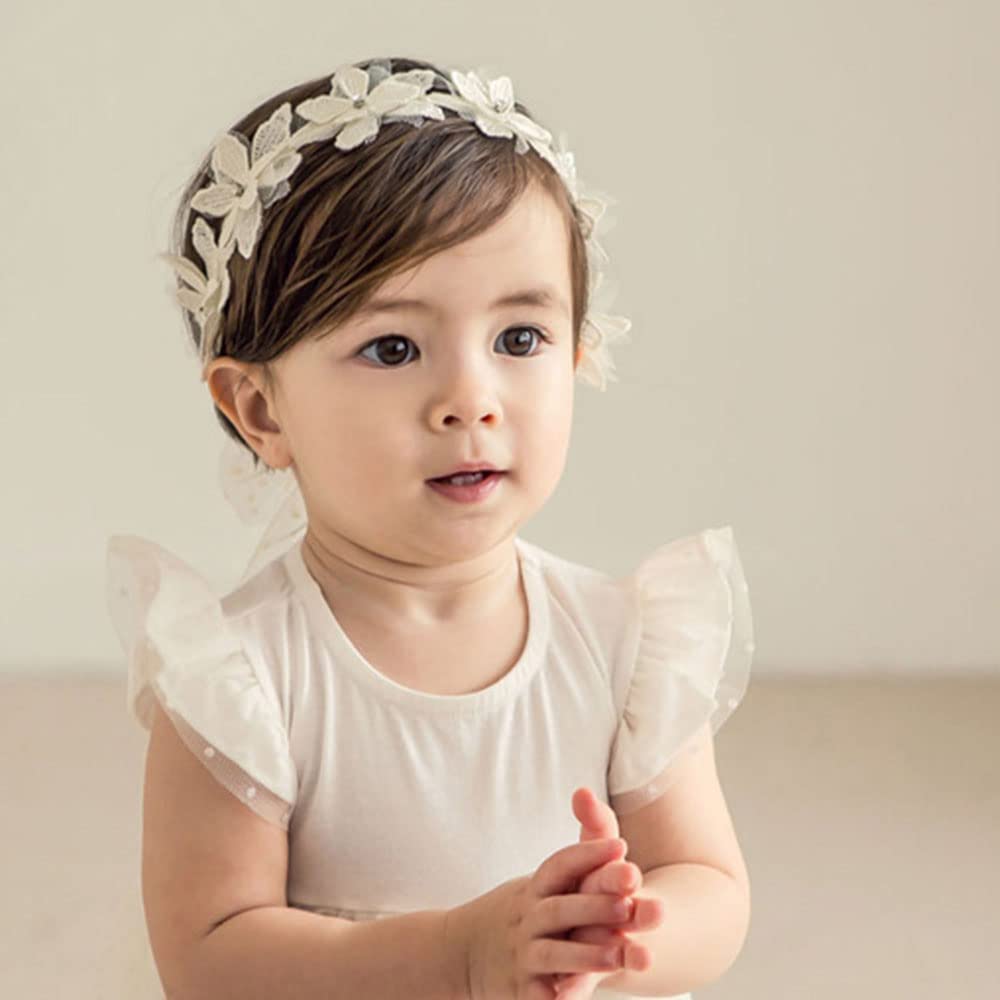 Faixa de Cabelo Flores | 0 - 24 Meses - Betina Baby