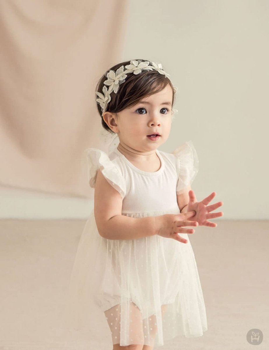 Faixa de Cabelo Flores | 0 - 24 Meses - Betina Baby
