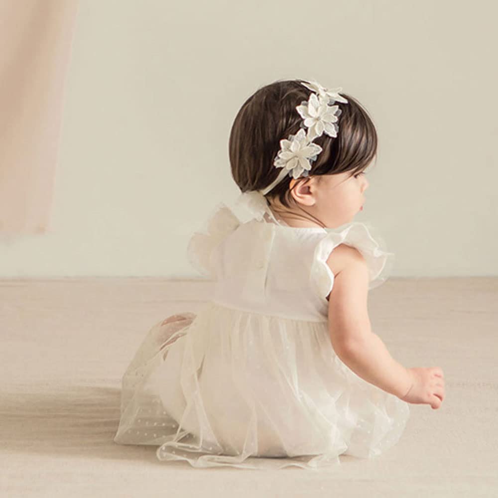 Faixa de Cabelo Flores | 0 - 24 Meses - Betina Baby