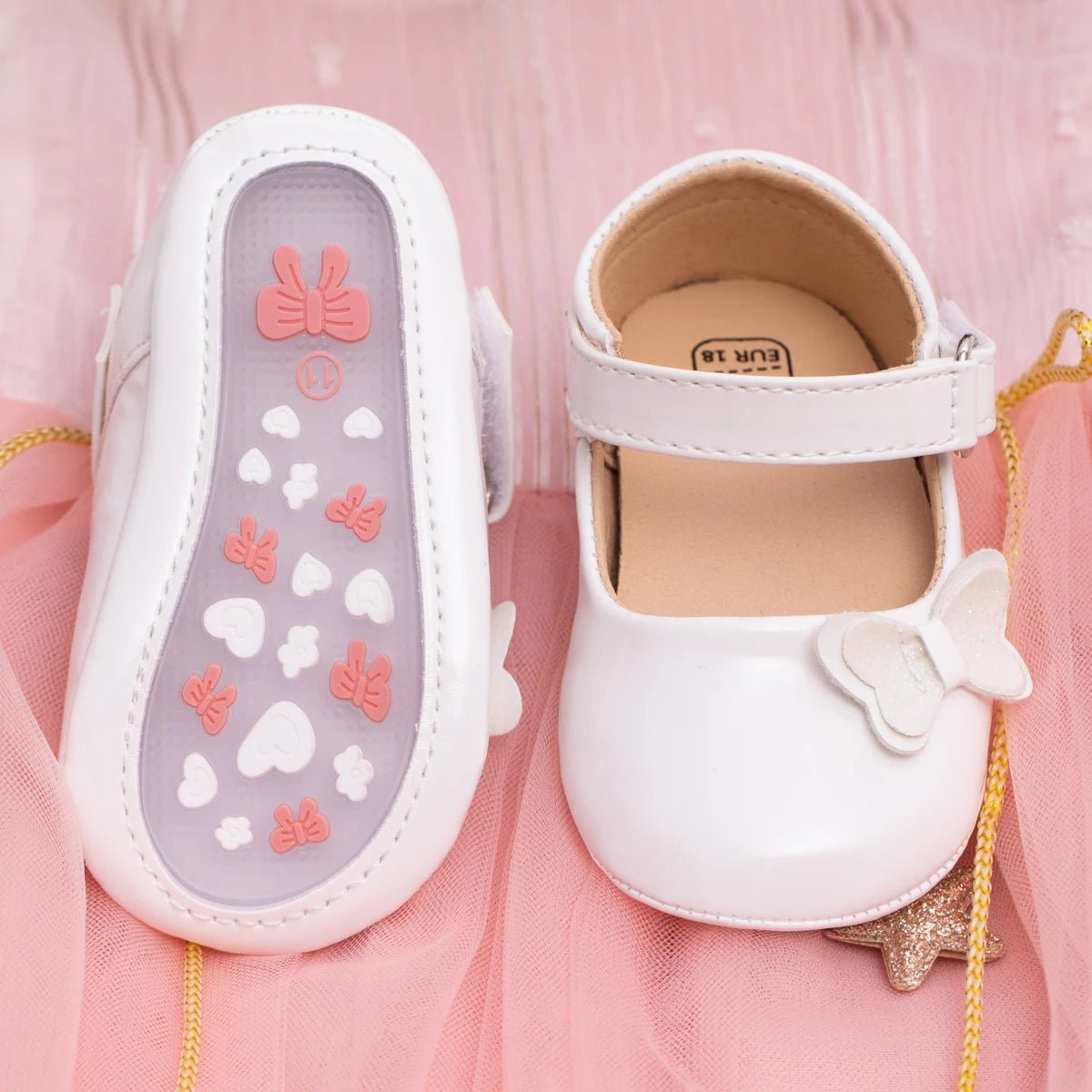 Sapatilha Borboleta Minimalista | 0 - 18 Meses - Betina Baby