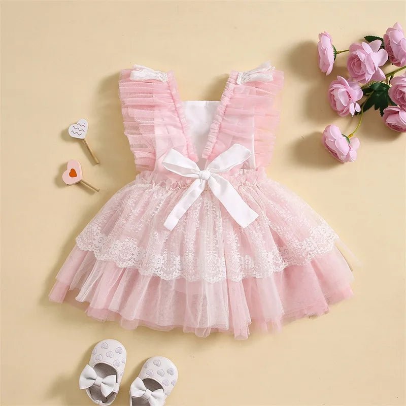 Vestido Arco - Íris 3D | 0 - 18 Meses - Betina Baby