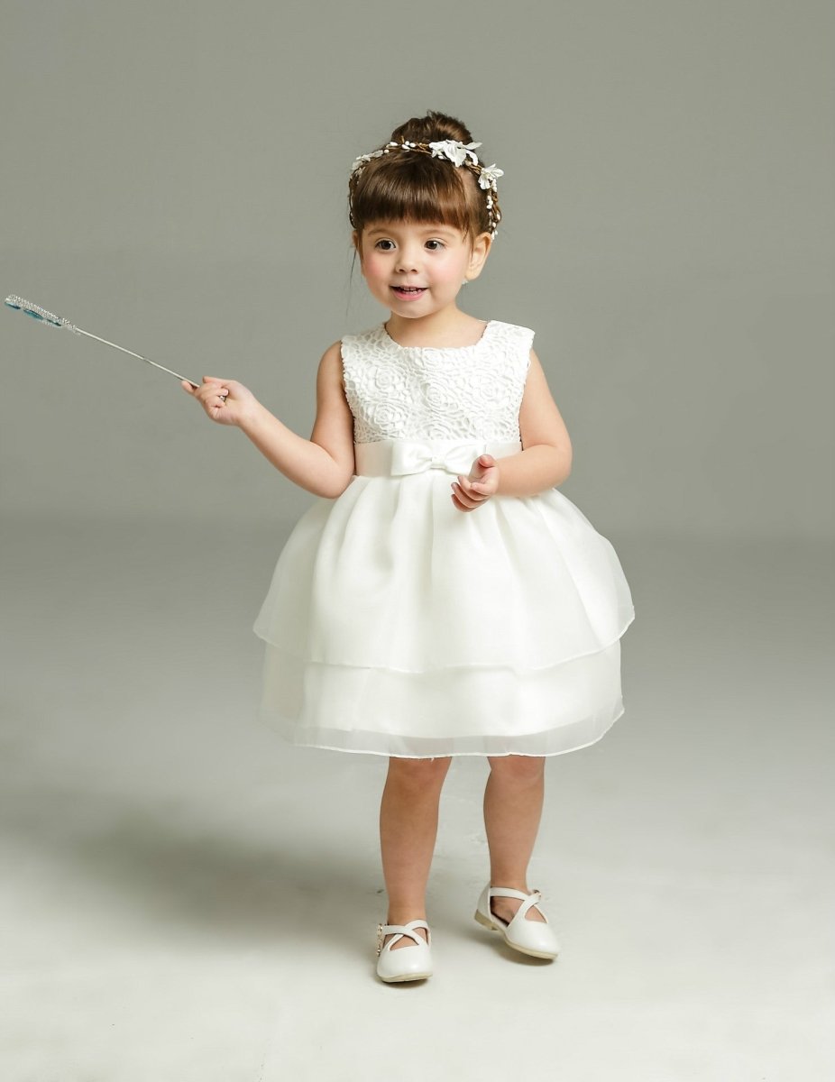 Vestido Batizado Laço | 0 - 24 Meses - Betina Baby