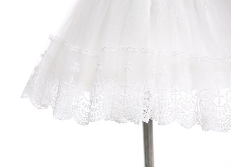 Vestido Batizado Tule + Touca | 0 - 24 Meses - Betina Baby