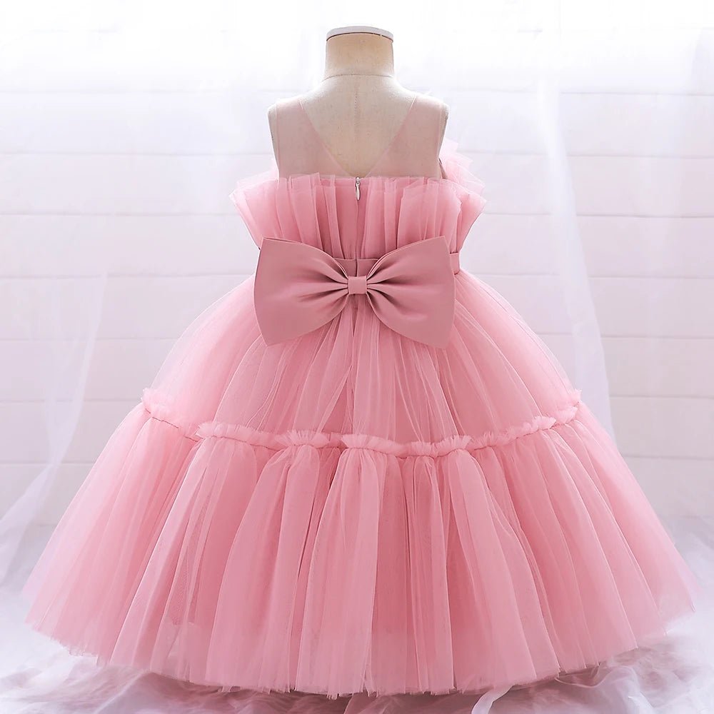 Vestido de Festa Tule Rodado | 9M - 3 Anos - Betina Baby