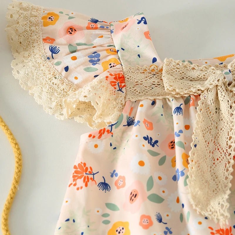 Vestido Floral Minimalista | 12M - 4 Anos - Betina Baby