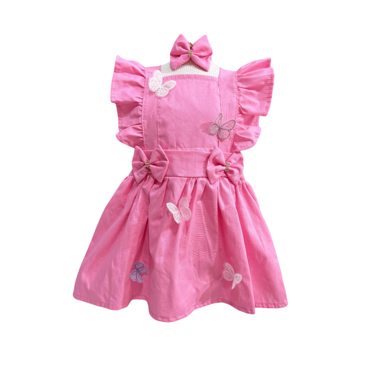 Vestido Jardim Encantado + Laço | 0 - 24 Meses - Betina Baby