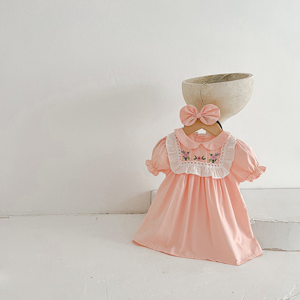 Vestido Mocinha Bordado | 0 - 18 Meses - Betina Baby