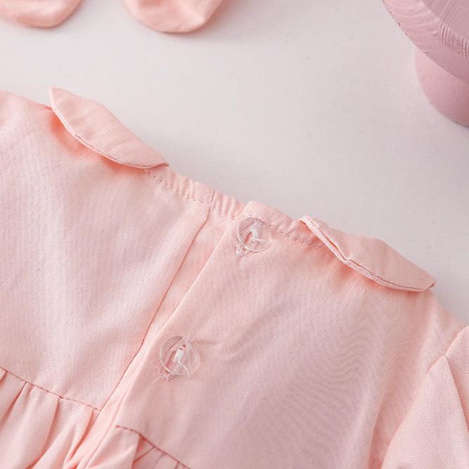 Vestido Mocinha Bordado | 0 - 18 Meses - Betina Baby