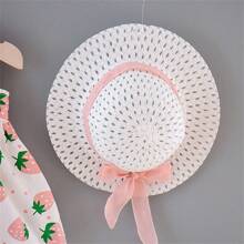 Vestido Morango + Chapéu | 6M - 24 Meses - Betina Baby