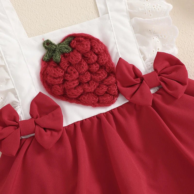 Vestido Moranguinho | 0 - 12 Meses - Betina Baby