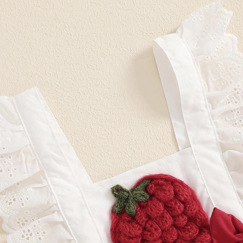 Vestido Moranguinho | 0 - 12 Meses - Betina Baby
