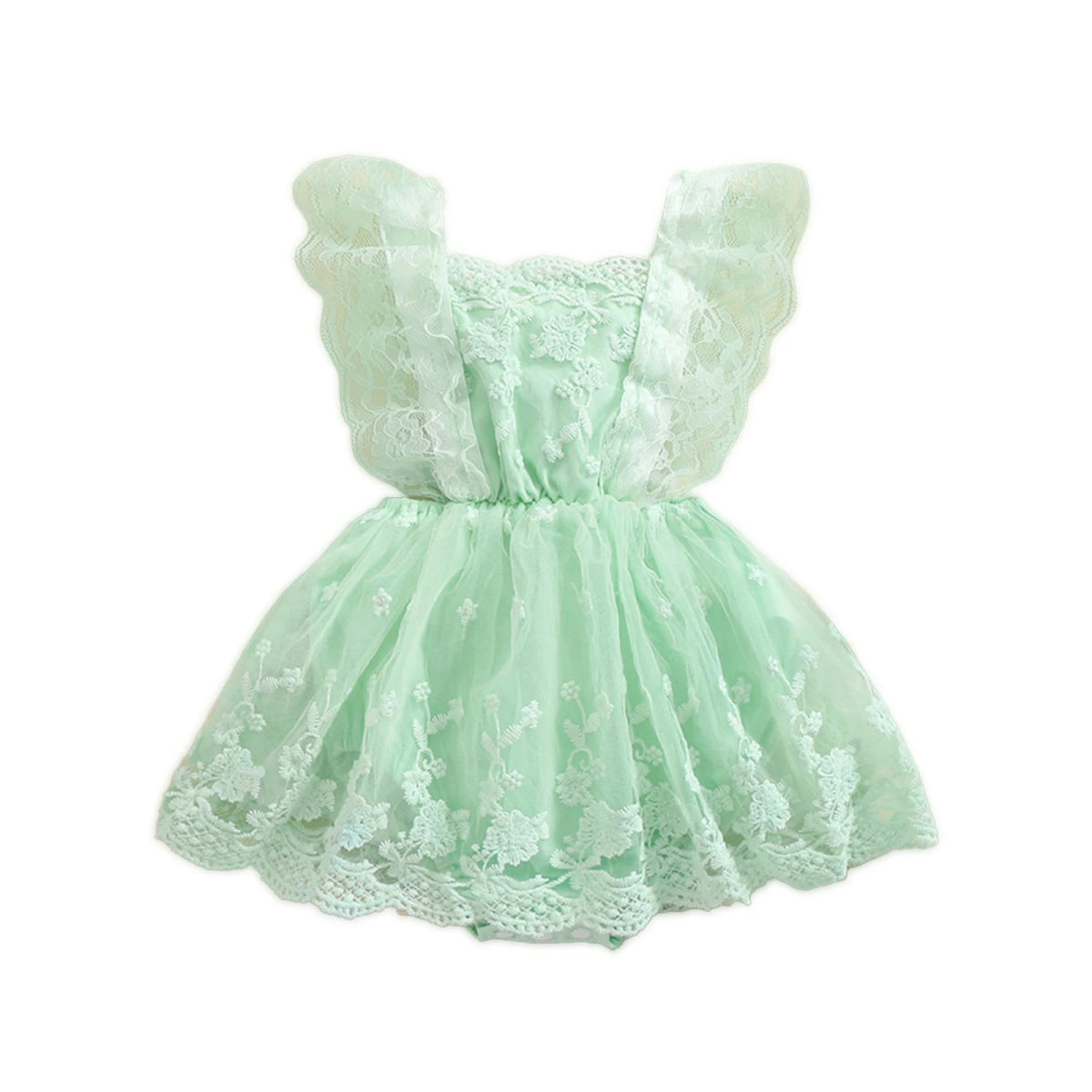 Vestido Rendado Minimalista | 0 - 18 Meses - Betina Baby