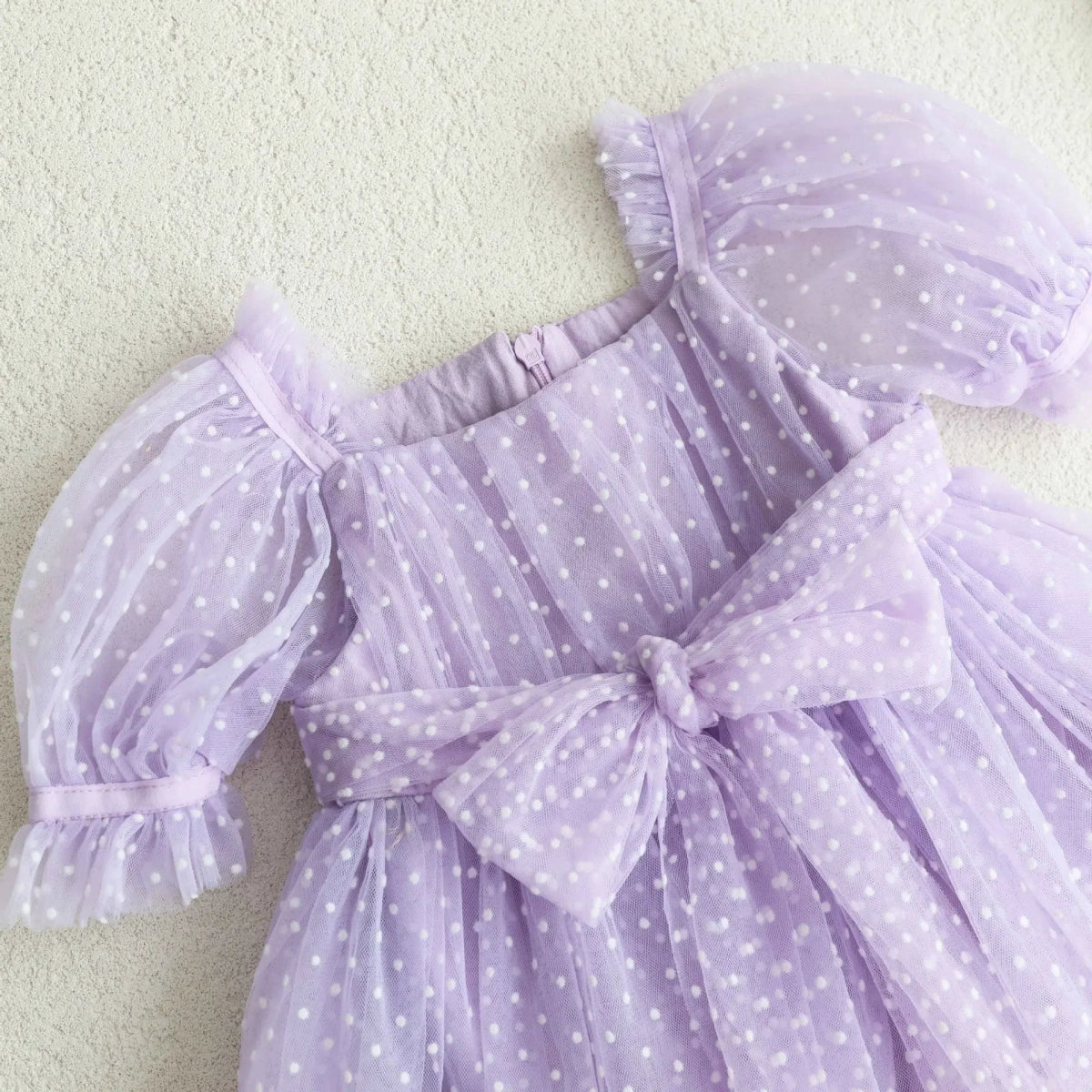 Vestido Tule Bolinhas | 0 - 18 Meses - Betina Baby