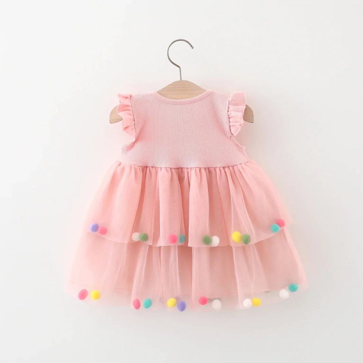 Vestido Tule Bolinhas Coloridas | 0 - 24 Meses - Betina Baby