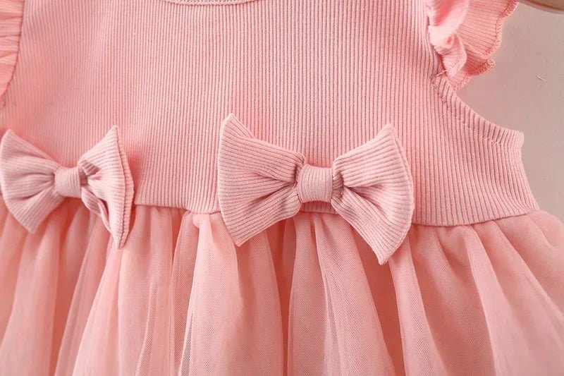 Vestido Tule Bolinhas Coloridas | 0 - 24 Meses - Betina Baby