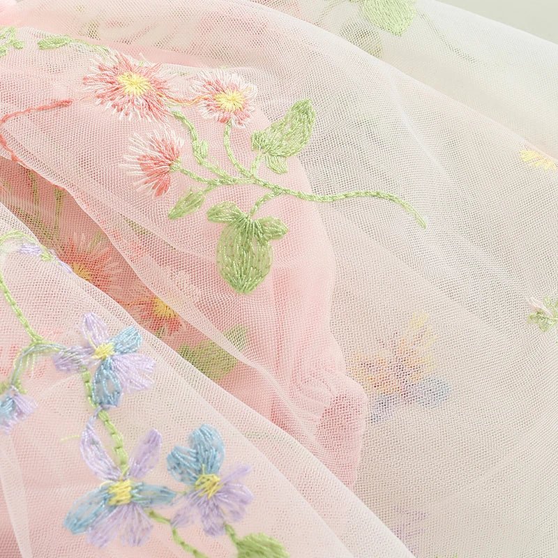 Vestido Tule Jardim Encantado | 0 - 24 Meses - Betina Baby