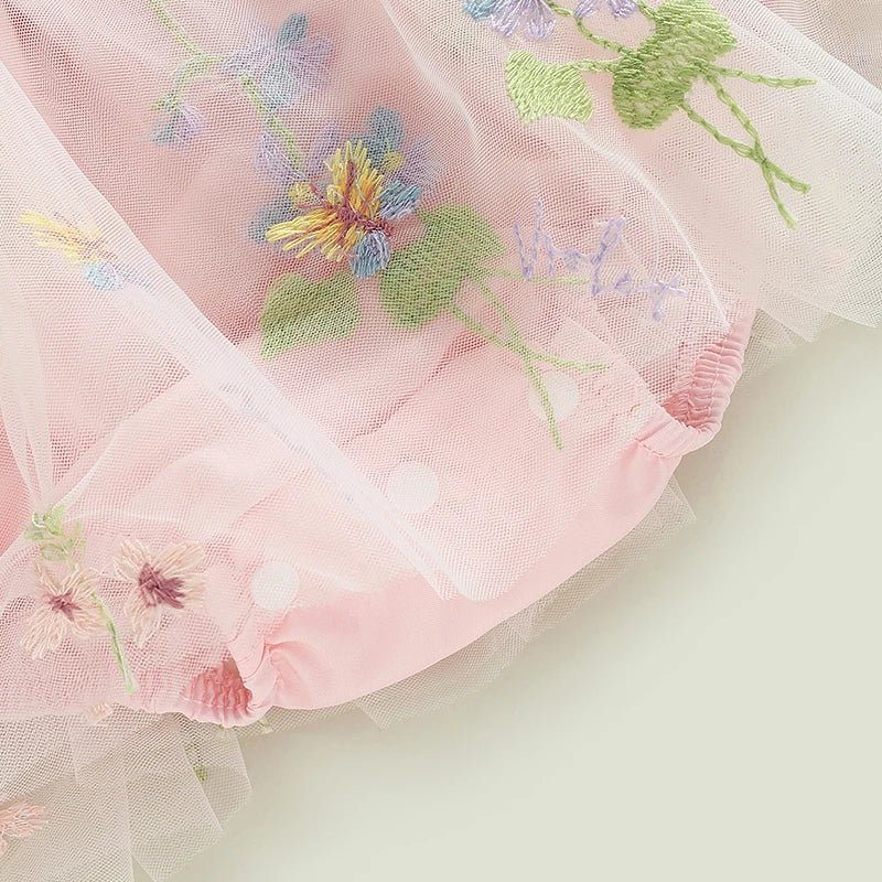 Vestido Tule Jardim Encantado | 0 - 24 Meses - Betina Baby