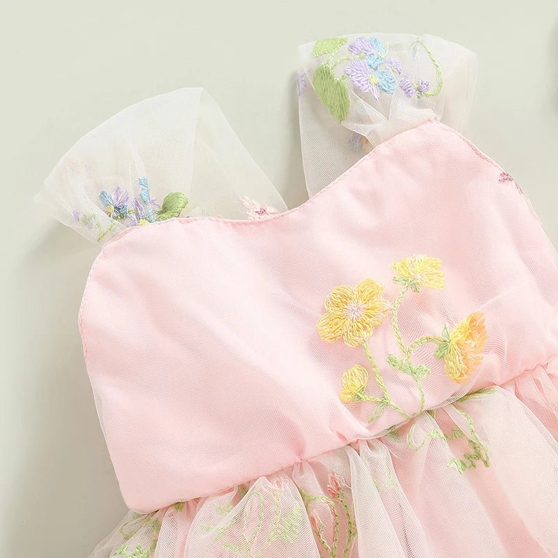 Vestido Tule Jardim Encantado | 0 - 24 Meses - Betina Baby
