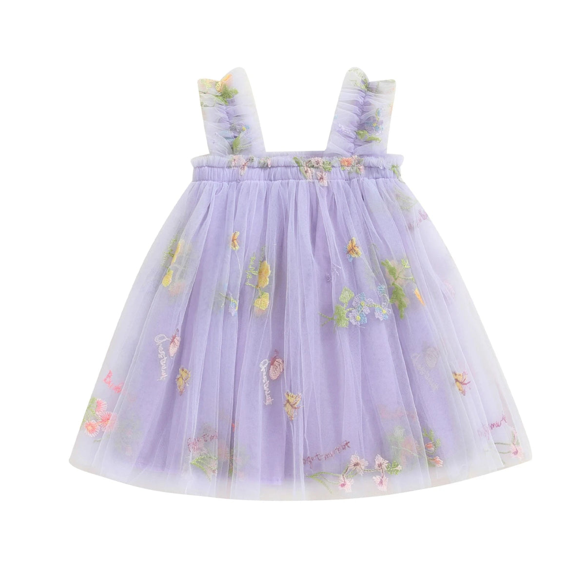 Vestido Tule Jardim Encantado | 0 - 24 Meses - Betina Baby