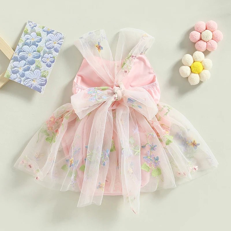 Vestido Tule Jardim Encantado | 0 - 24 Meses - Betina Baby