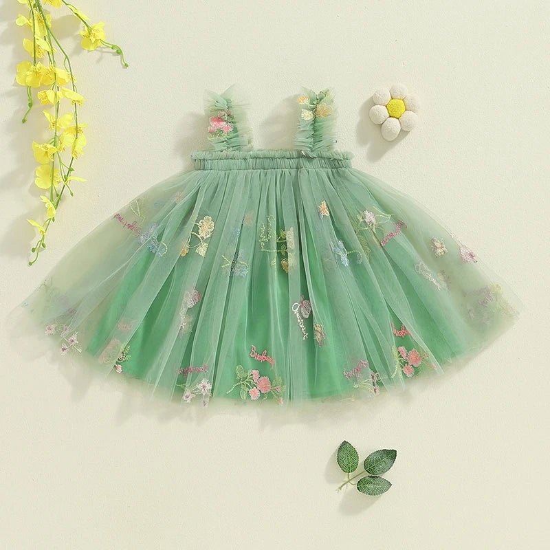 Vestido Tule Jardim Encantado | 0 - 24 Meses - Betina Baby