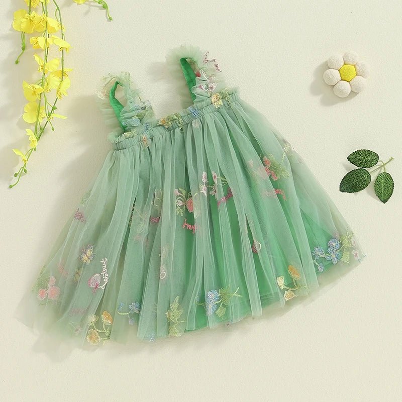 Vestido Tule Jardim Encantado | 0 - 24 Meses - Betina Baby