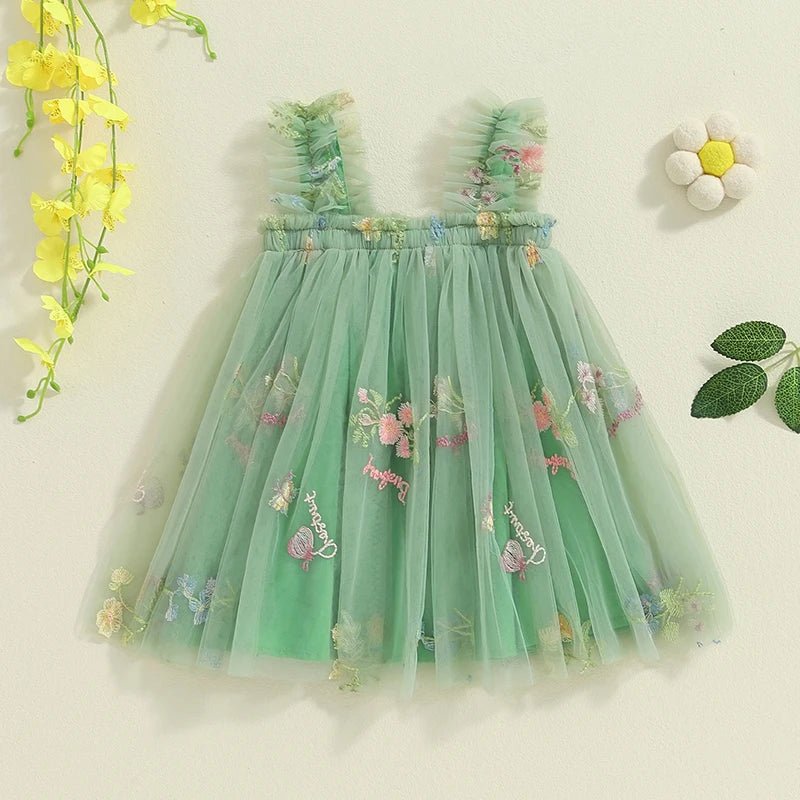 Vestido Tule Jardim Encantado | 0 - 24 Meses - Betina Baby