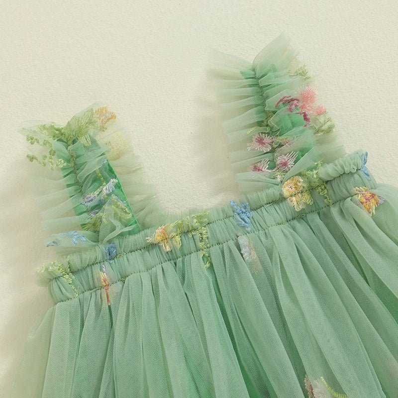 Vestido Tule Jardim Encantado | 0 - 24 Meses - Betina Baby
