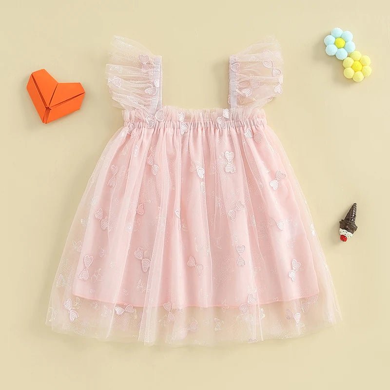 Vestido Tule Lacinhos | 6M - 4 Anos - Betina Baby