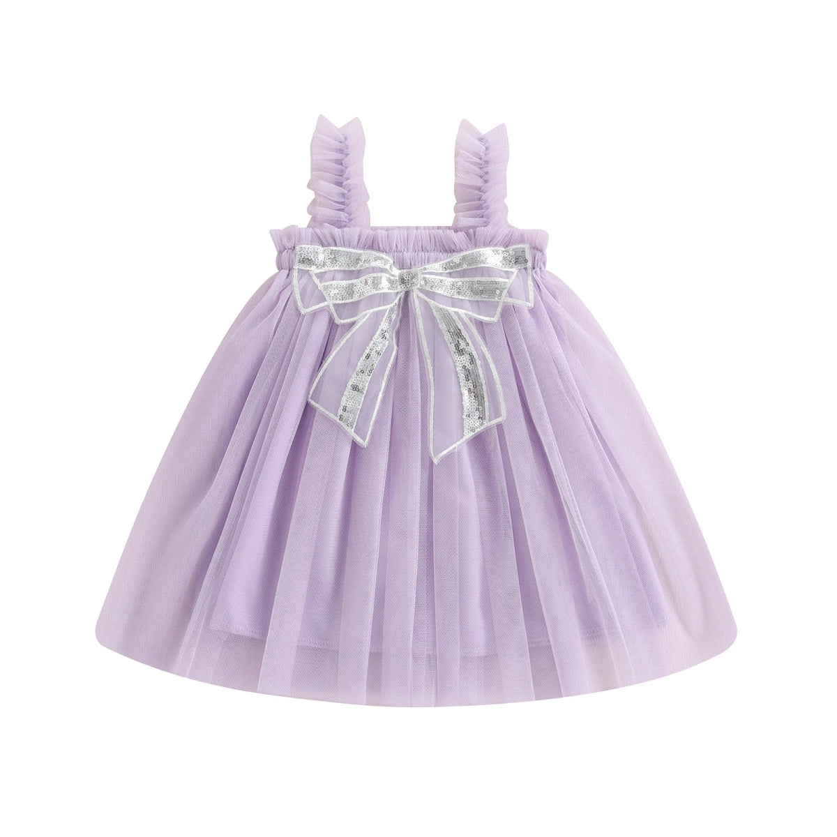 Vestido Tule Laço Lantejoulas | 6M - 4 Anos - Betina Baby
