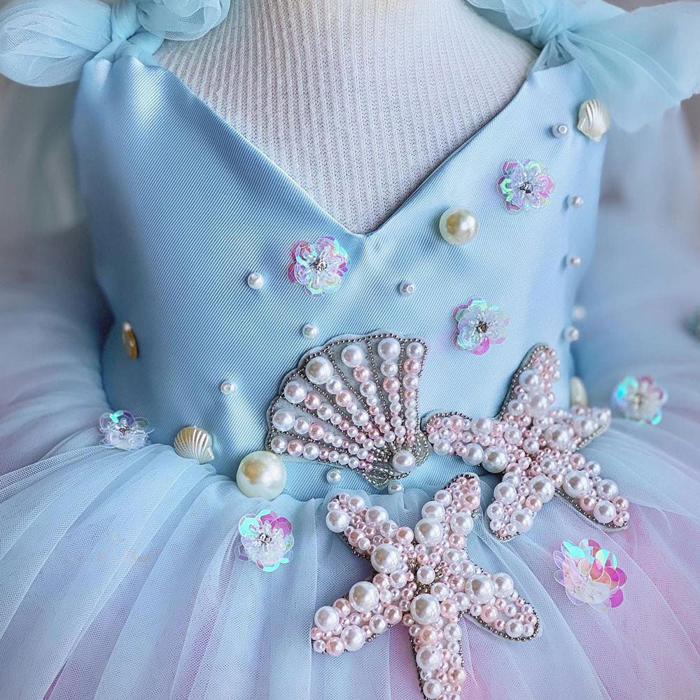 Vestido Tule Luxo Sereia | 9M - 3 Anos - Betina Baby