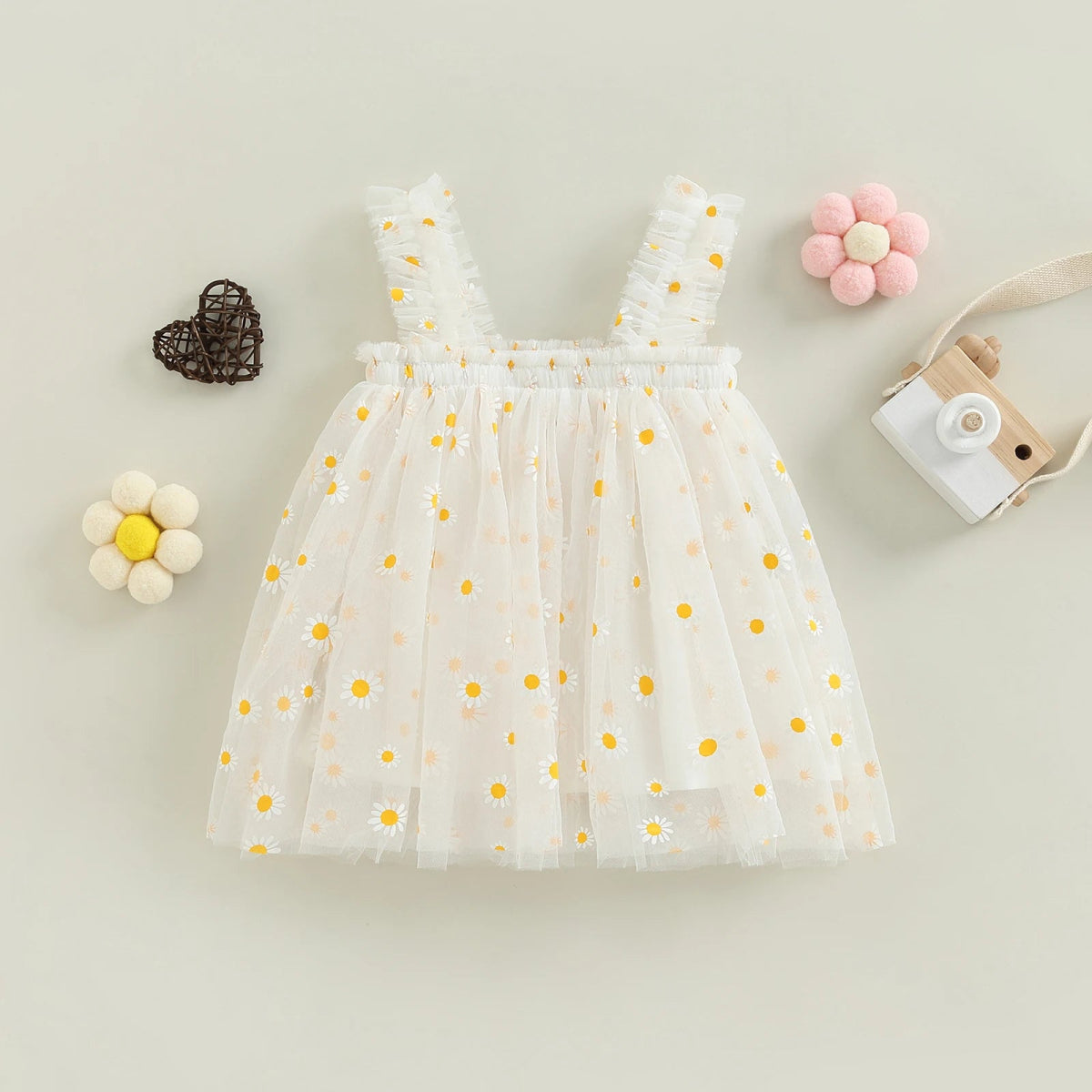 Vestido Tule Margarida Alcinha | 6M - 24 Meses - Betina Baby