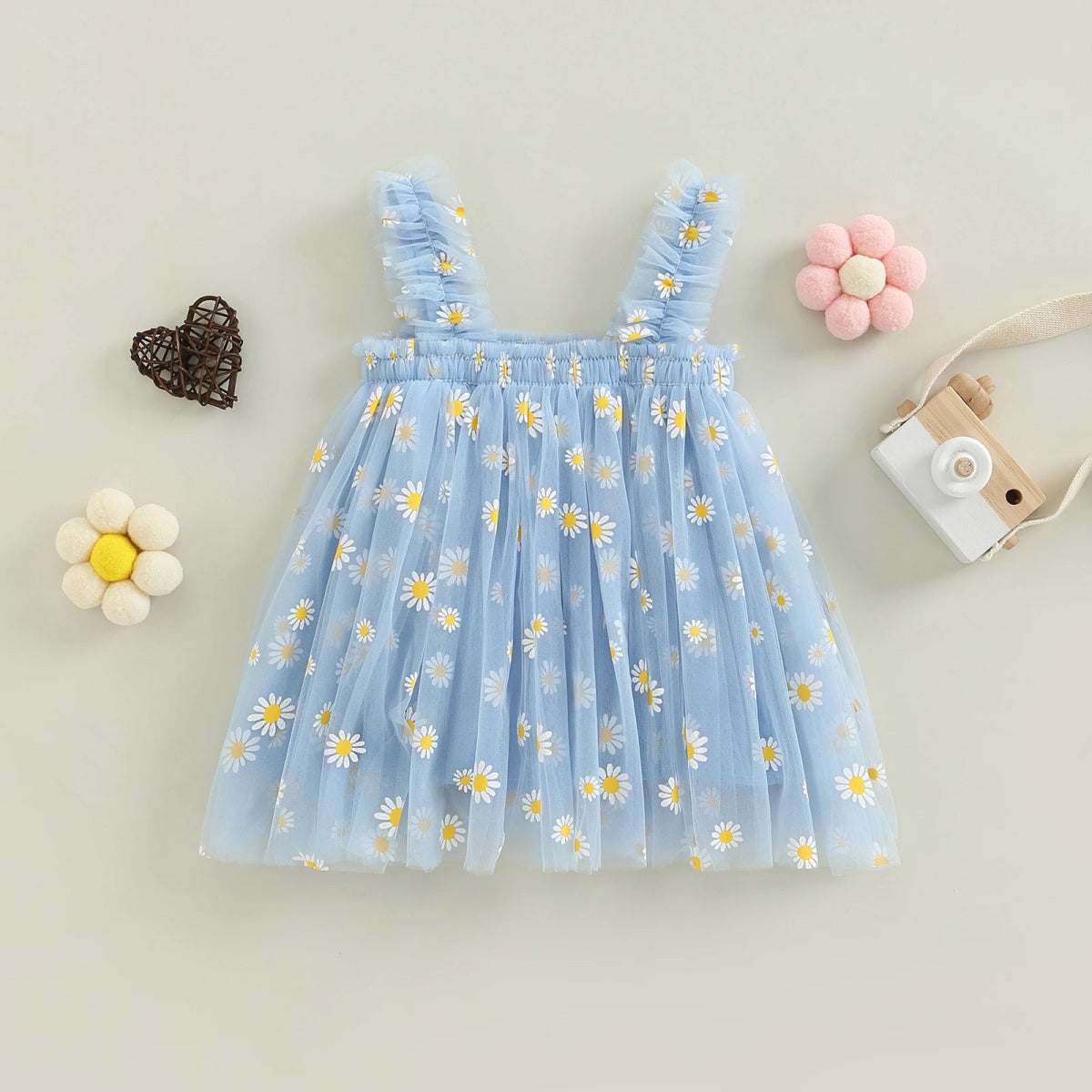 Vestido Tule Margarida Alcinha | 6M - 24 Meses - Betina Baby
