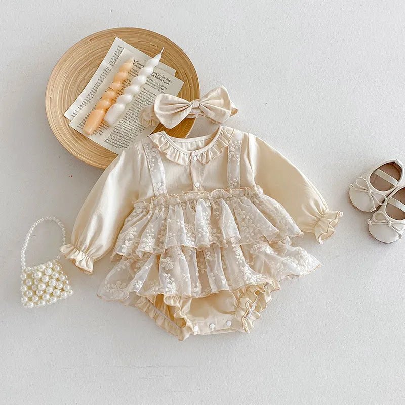 Vestido Tule Mocinha Manga | 0 - 24 Meses - Betina Baby