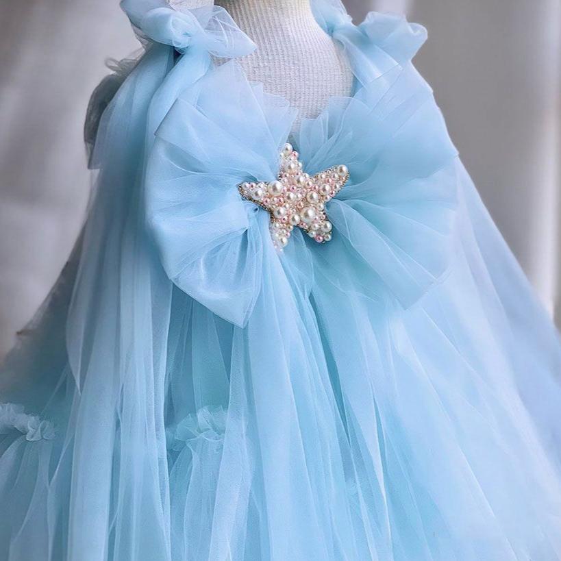 Vestido Tule Sereia Luxo | 9M - 3 Anos - Betina Baby