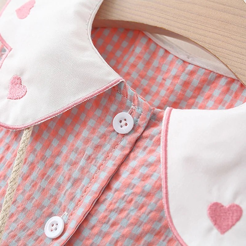 Vestido Xadrez + Bolsinha | 0-24 Meses - Betina Baby