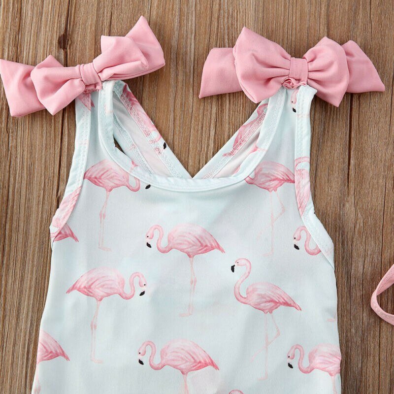 Maiô Flamingo Proteção UV | 12-24 Meses