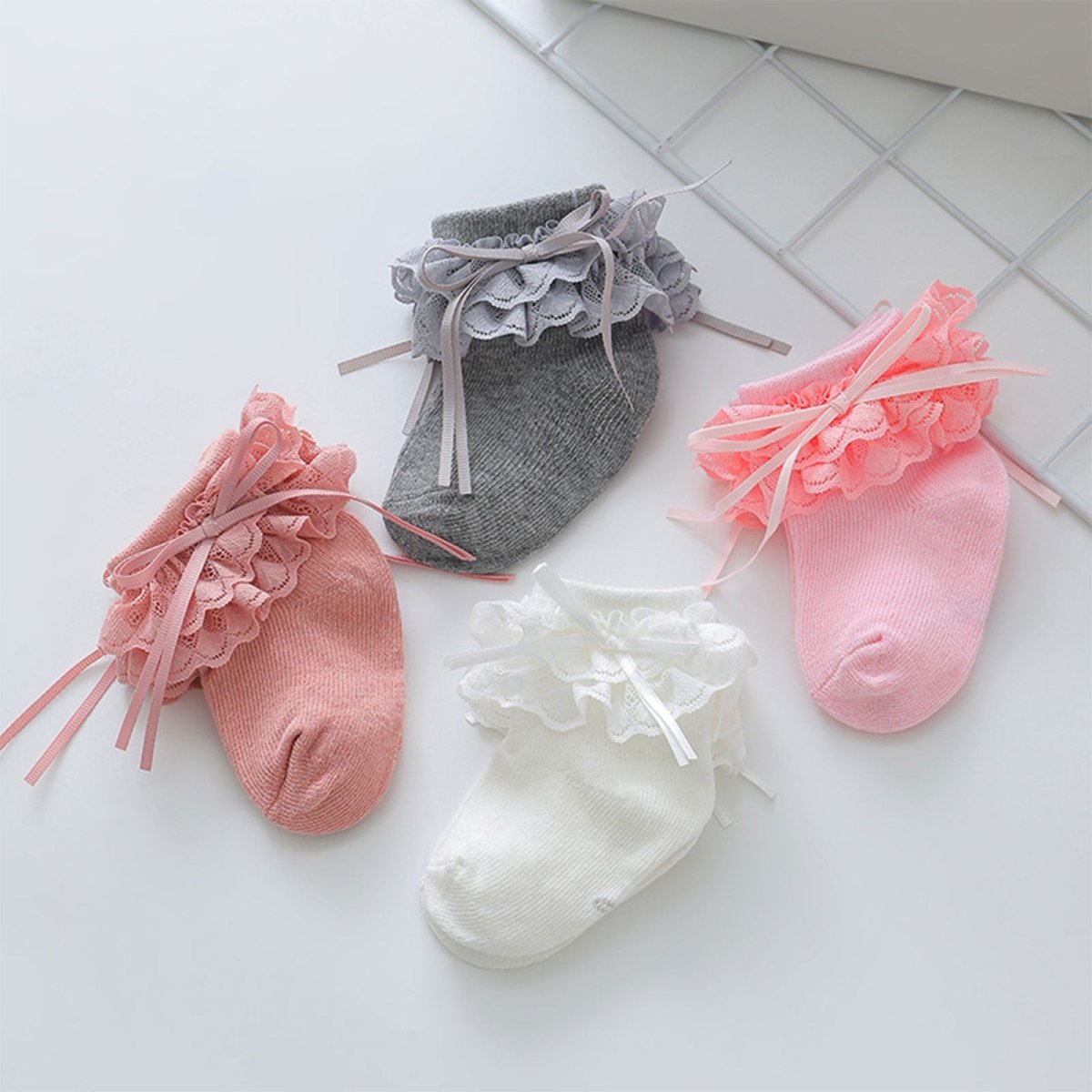 Meia Rendinha | 0-24 Meses - Betina Baby
