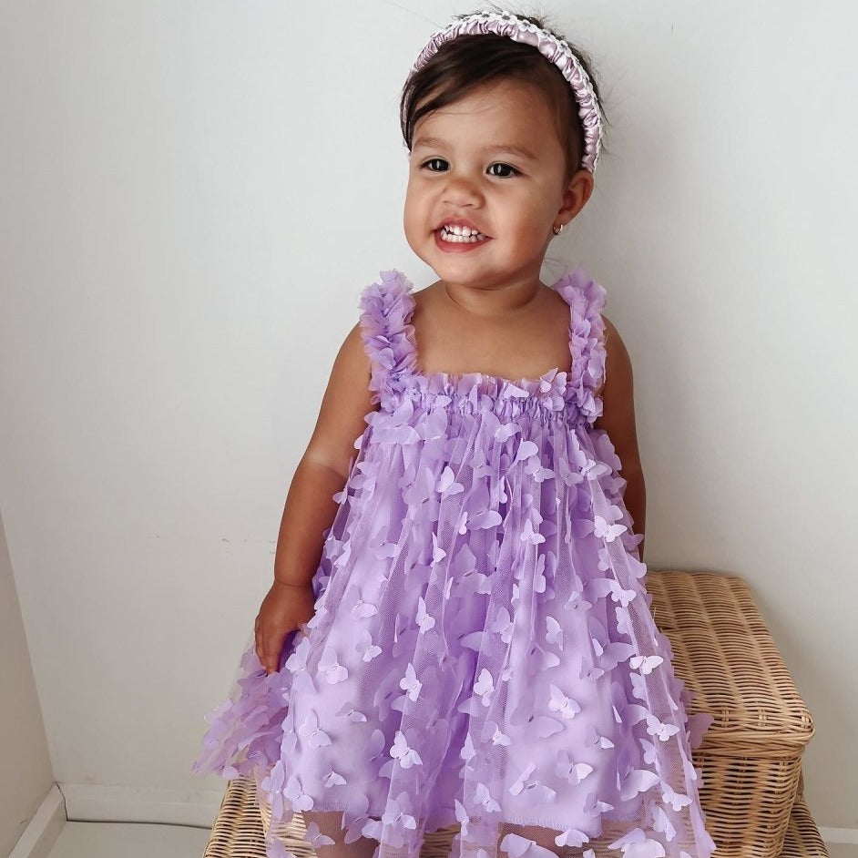Vestido Borboletas Alcinha | 6-24 Meses - Betina Baby