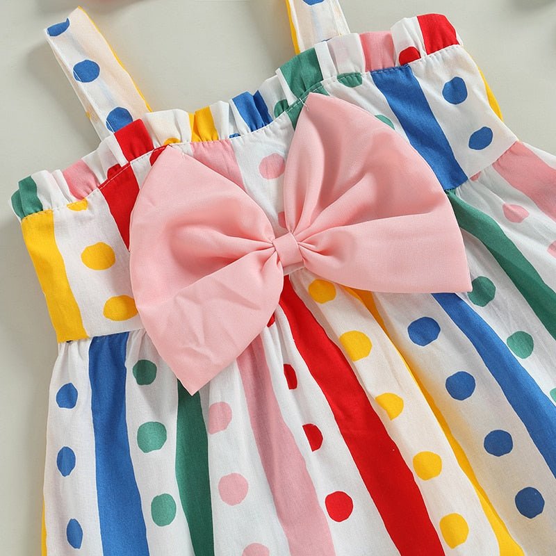 Vestido Colorido + Chapéu | 6-3 Anos - Betina Baby