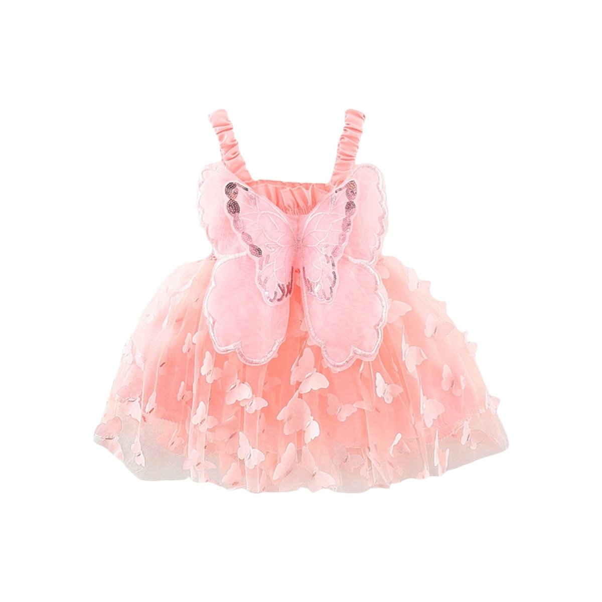 Vestido Tule Asinha Borboleta | 6-3 Anos - Betina Baby