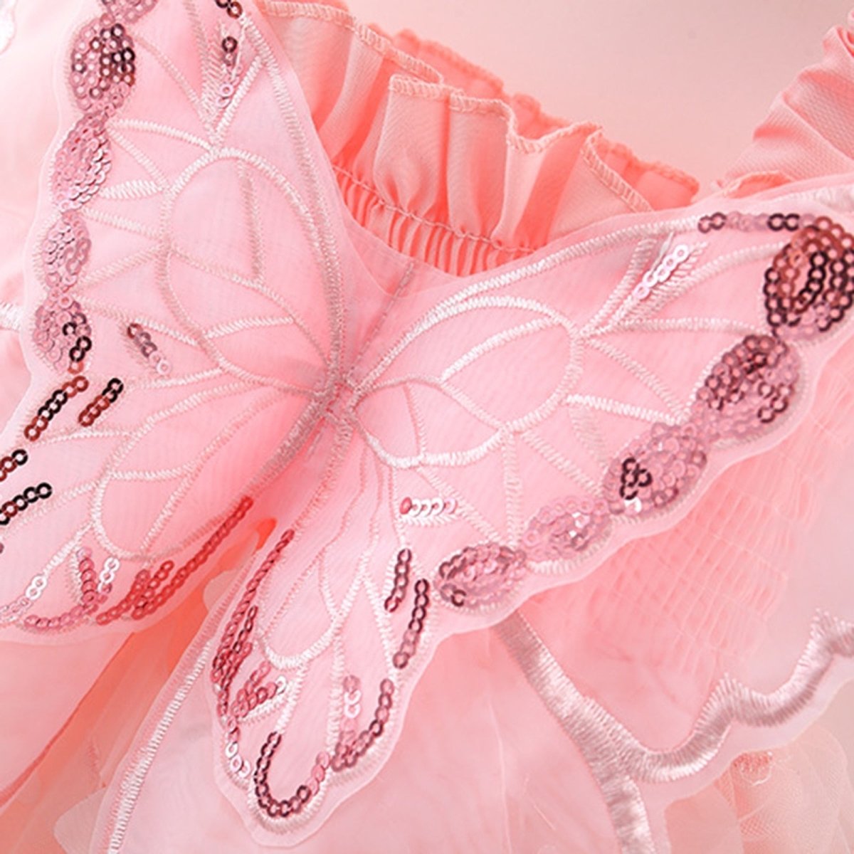 Vestido Tule Asinha Borboleta | 6-3 Anos - Betina Baby