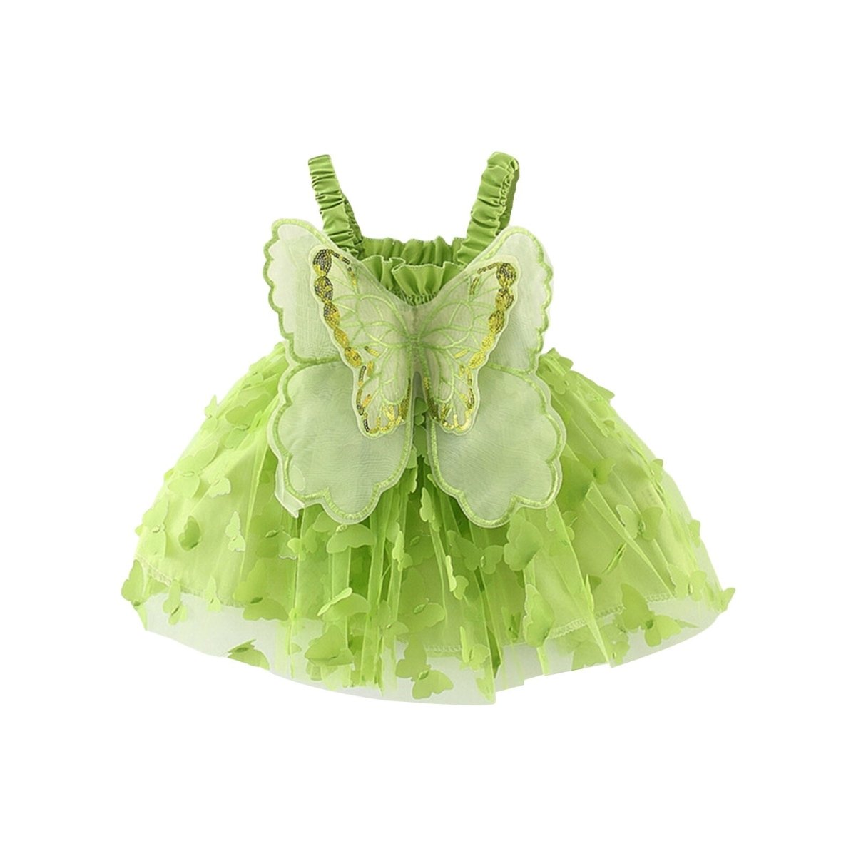 Vestido Tule Asinha Borboleta | 6-3 Anos - Betina Baby