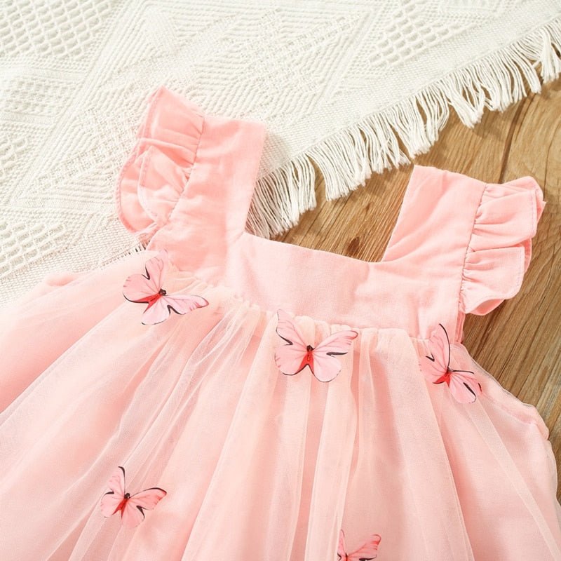 Vestido Tule Borboletinhas | 6-24 Meses - Betina Baby